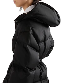 Re-Nylon Hooded Down Jacket