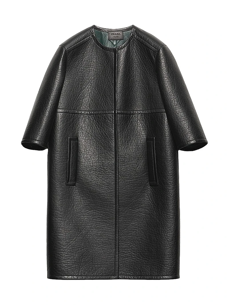 Bonded Leather Coat