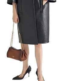 Bonded Leather Coat
