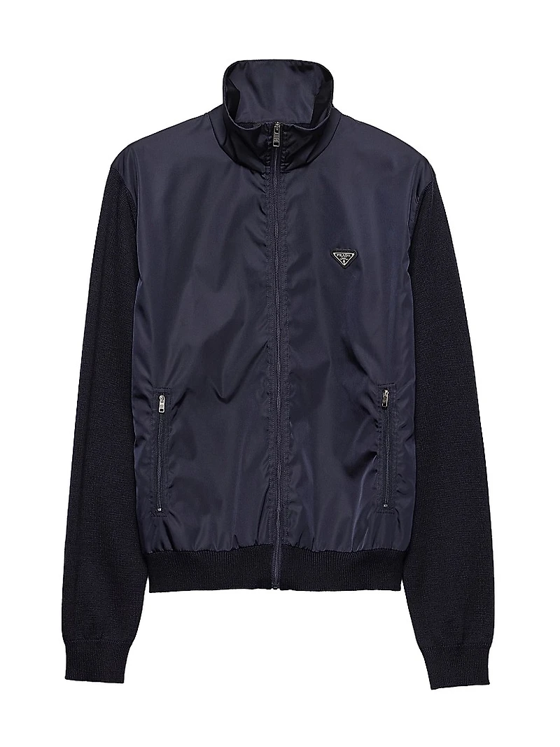 Superfine Wool Zipper Cardigan