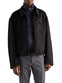 Superfine Wool Zipper Cardigan