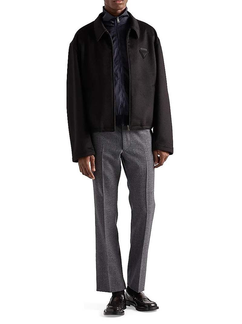 Superfine Wool Zipper Cardigan