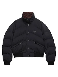 Cropped Compact Poplin Down Jacket