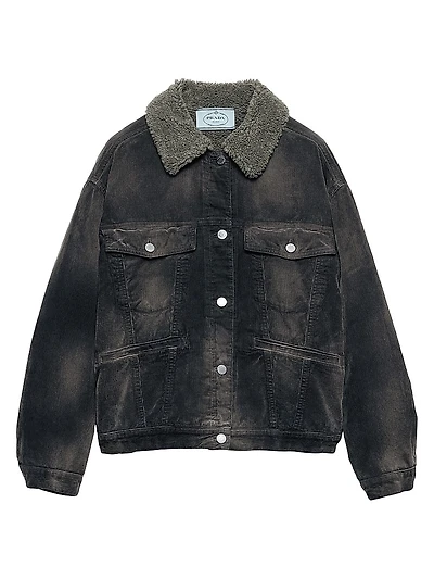 Corduroy Blouson Jacket