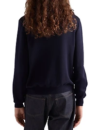 Cashmere Zipper Cardigan