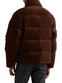 Medium-Weight Corduroy Down Jacket