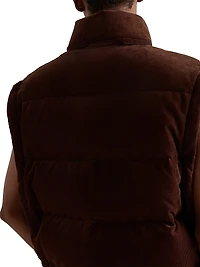 Medium-Weight Corduroy Down Jacket