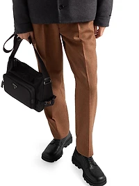 Stamped Leather Derby Shoes