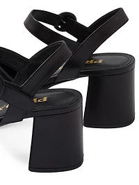 Quilted Nappa Leather Platform Sandals