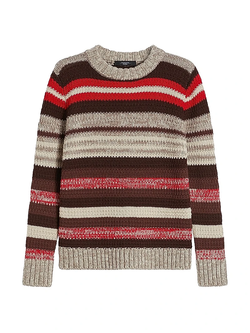 Ribbed Wool Knit Jumper