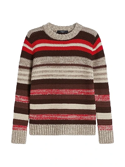 Ribbed Wool Knit Jumper