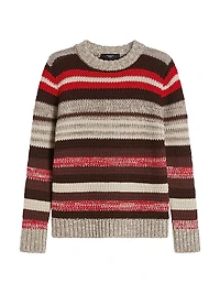 Ribbed Wool Knit Jumper