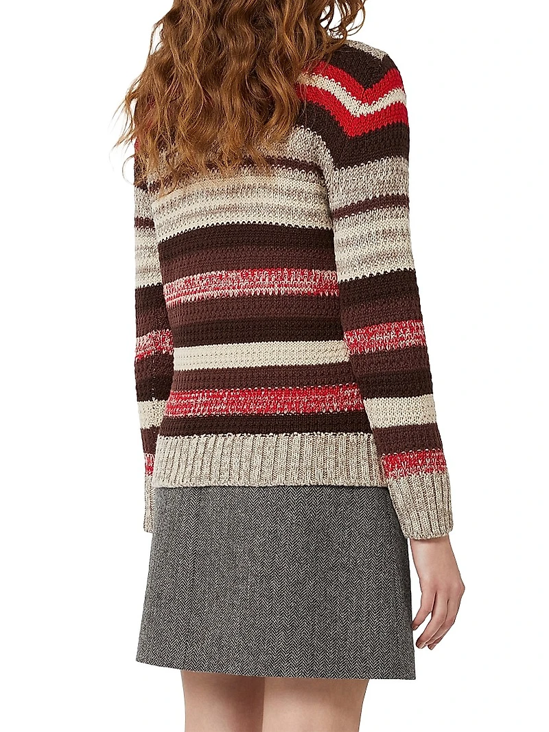 Ribbed Wool Knit Jumper