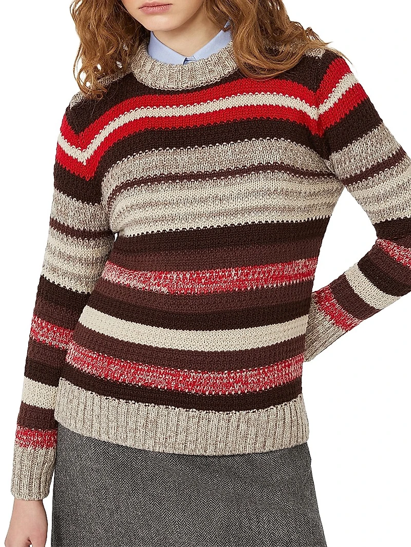 Ribbed Wool Knit Jumper