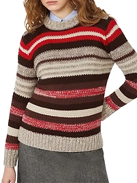 Ribbed Wool Knit Jumper