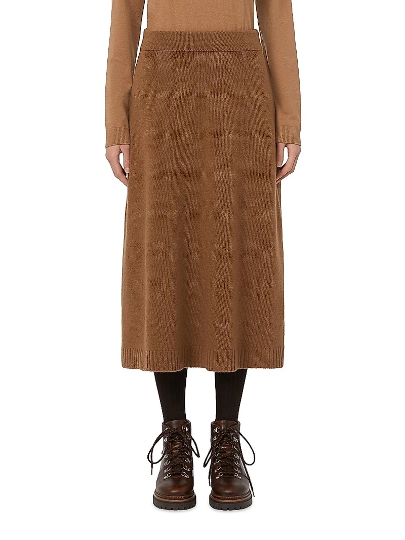 Wool Knit Skirt