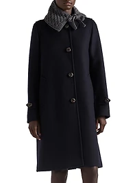 Single-Breasted Double Loden Coat