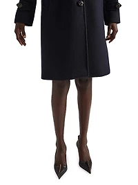 Single-Breasted Double Loden Coat