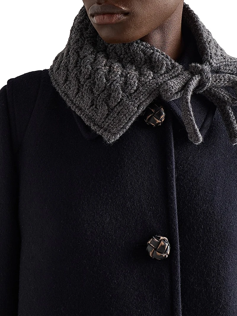 Single-Breasted Double Loden Coat