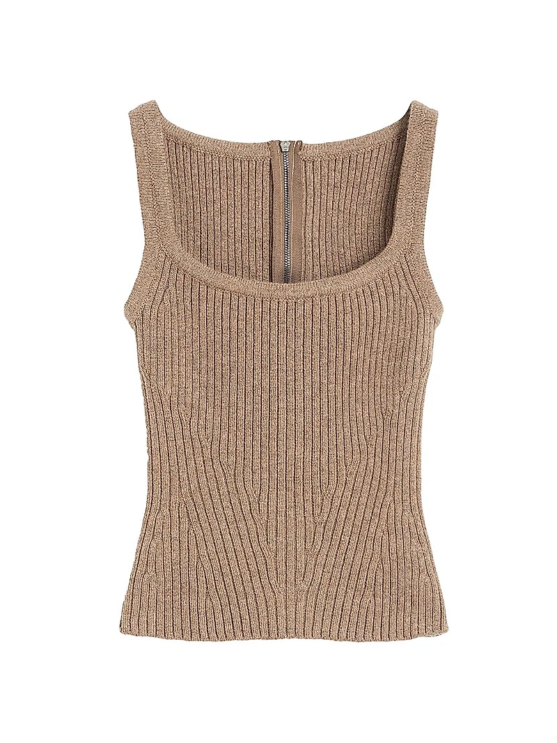 Wool and Cashmere Yarn Top