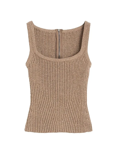 Wool and Cashmere Yarn Top