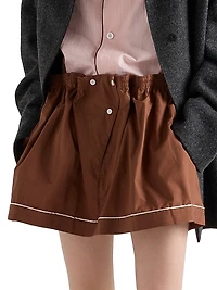 Cotton Miniskirt