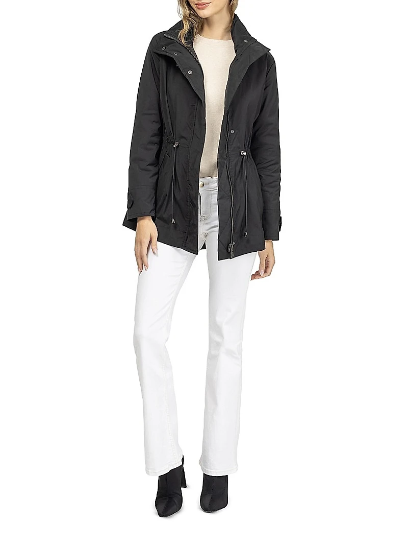 Lightweight Jacket with Concealed Hood