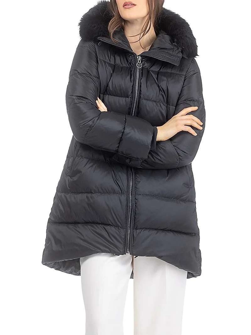 Apres-Ski Jacket with Detachable Toscana Lamb Hood Trim