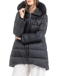 Apres-Ski Jacket with Detachable Toscana Lamb Hood Trim