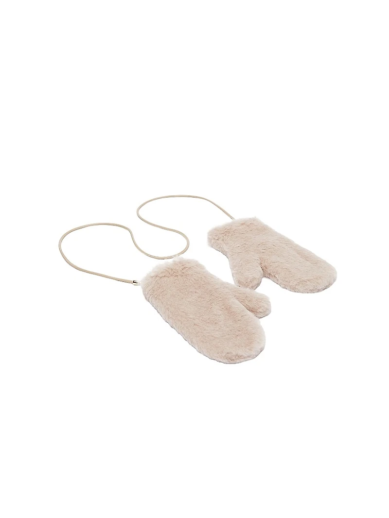 Mittens Alpaca and Wool Teddy Fabric