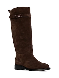 Ashley Suede Rider Boots