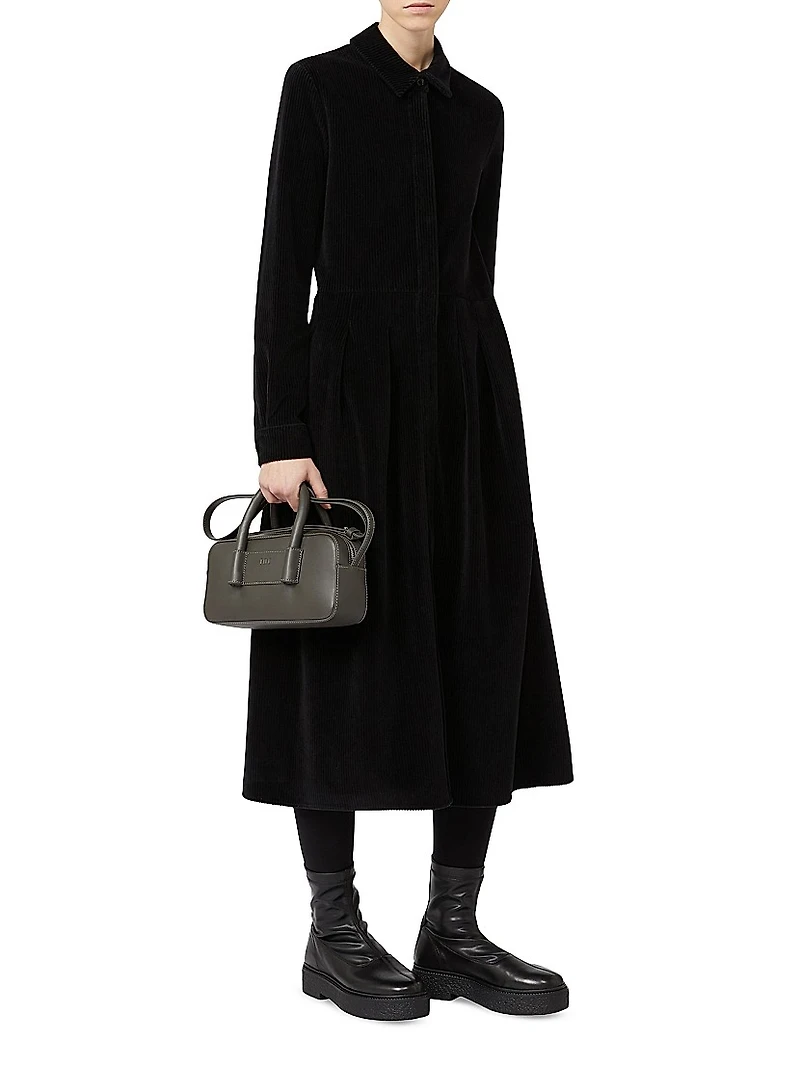 Corduroy Shirt Dress