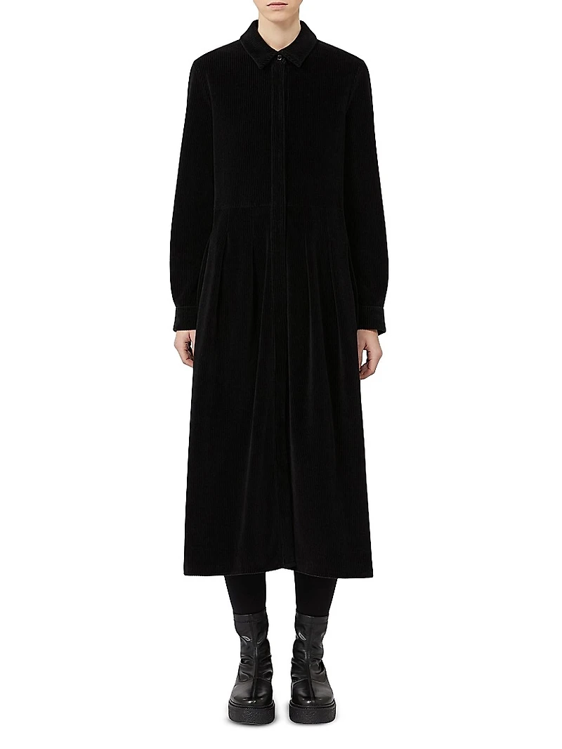 Corduroy Shirt Dress