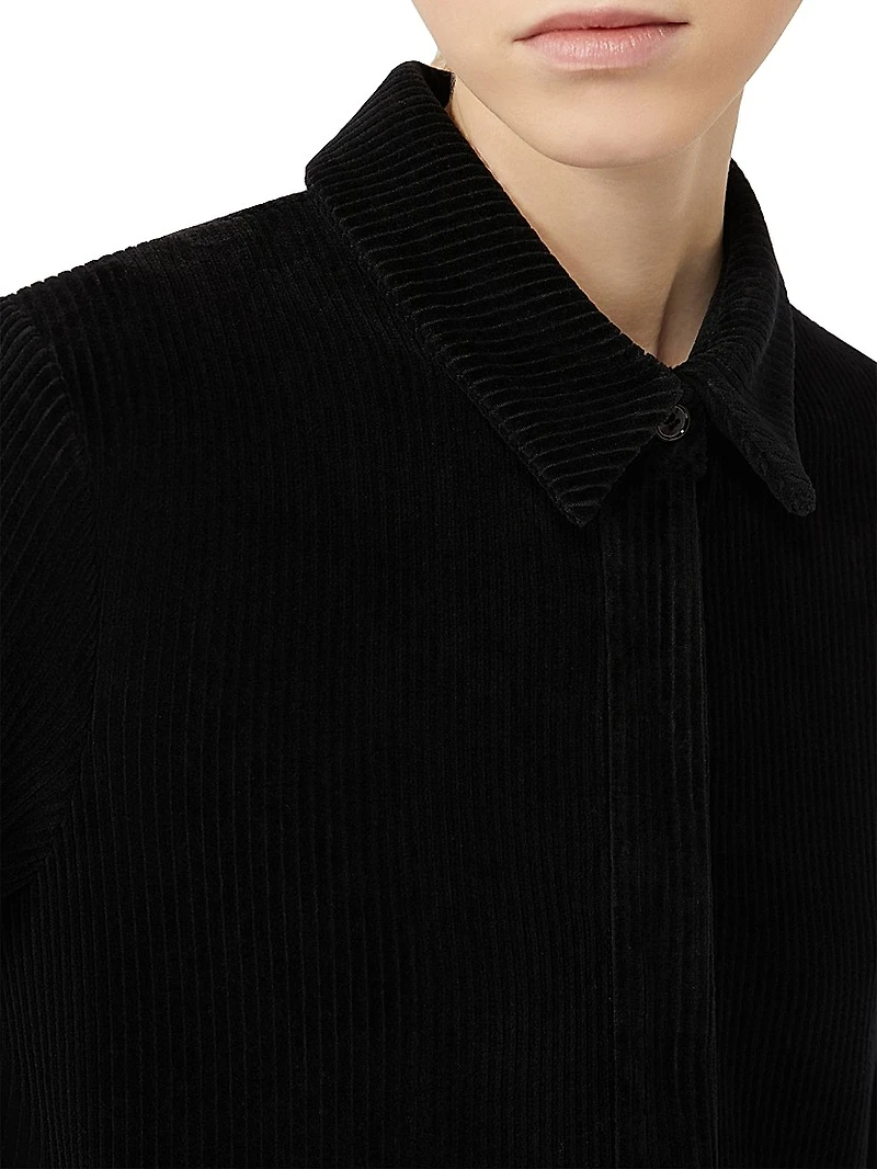 Corduroy Shirt Dress