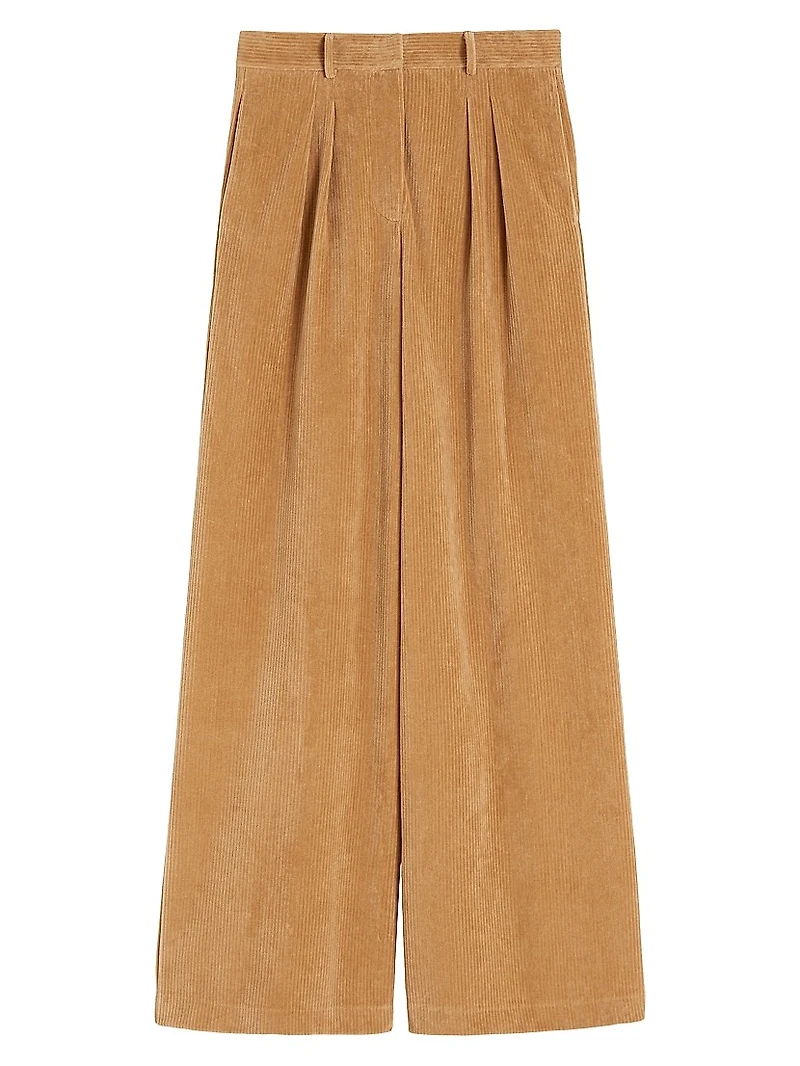 Flared Velvet Trousers