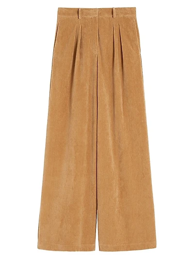 Flared Velvet Trousers