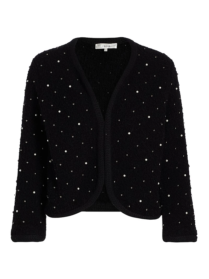 The Embellished Knit Jacket