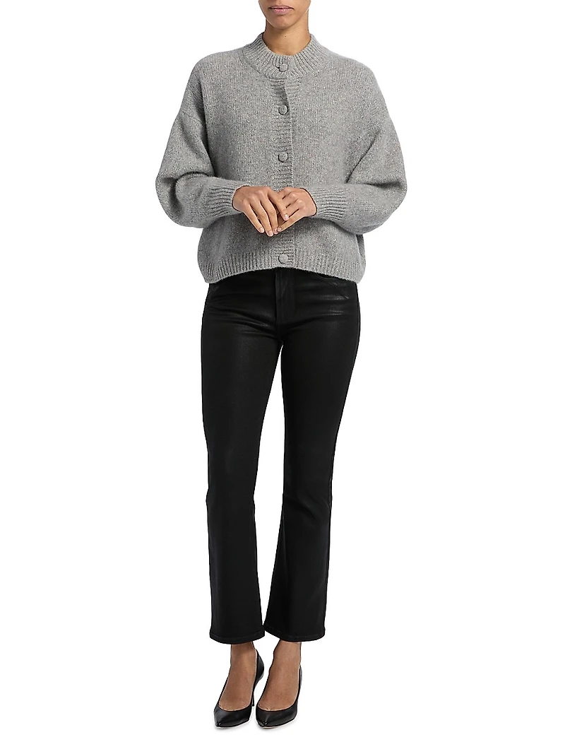 Flecked Cashmere Cardigan