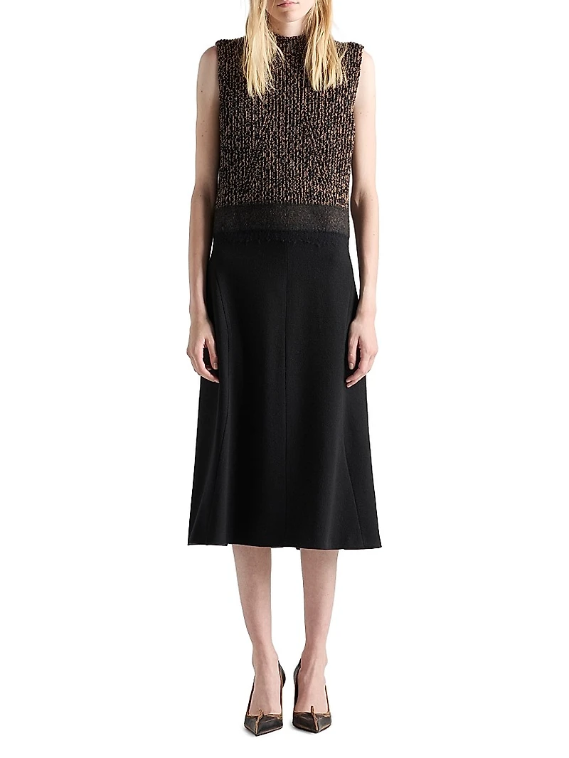 Shetland Wool and Cashmere Dress