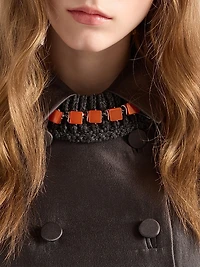 Double-Breasted Wool and Silk Coat