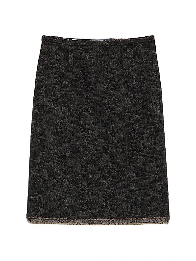 Double Tweed Midi-Skirt