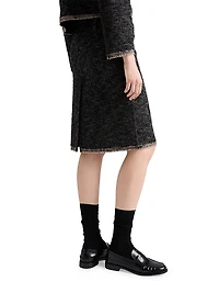 Double Tweed Midi-Skirt