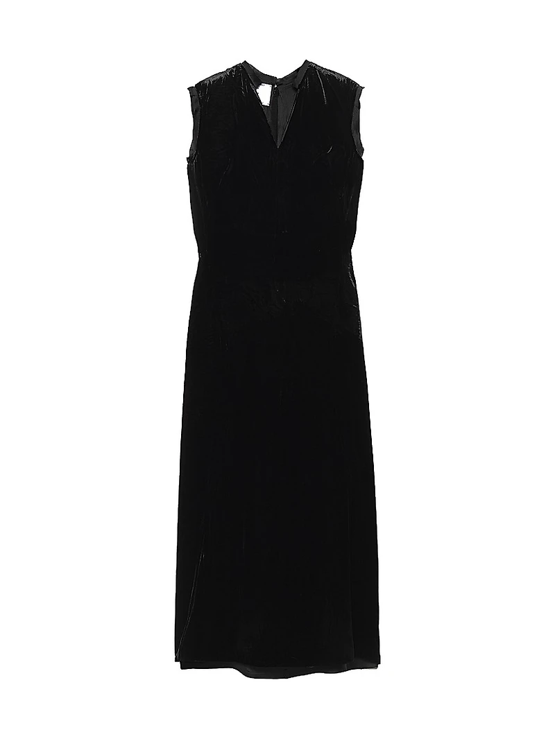 Crushed Velvet Dress