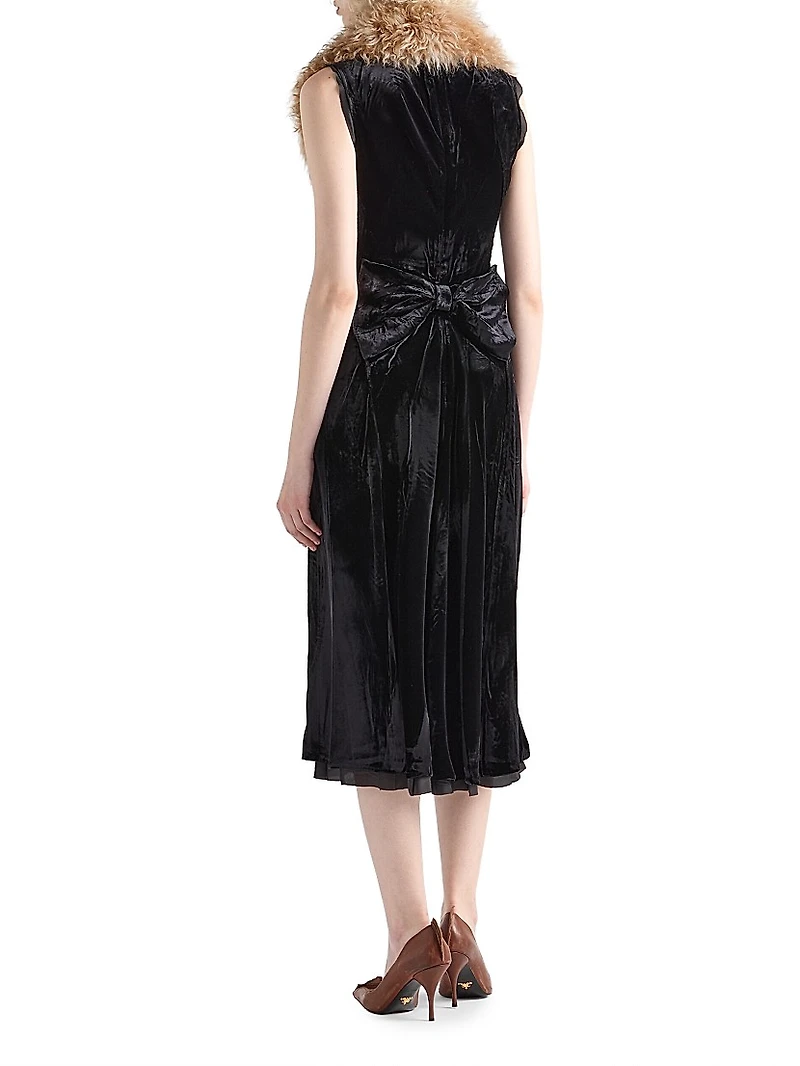 Crushed Velvet Dress