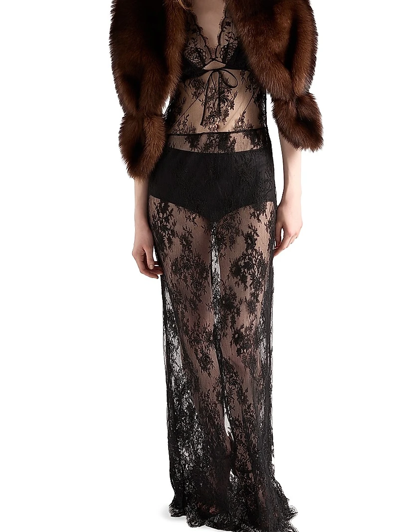 Long Lace Dress