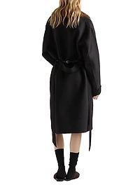 Single-Breasted Double Cashwool Coat