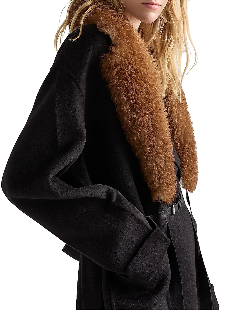 Single-Breasted Double Cashwool Coat