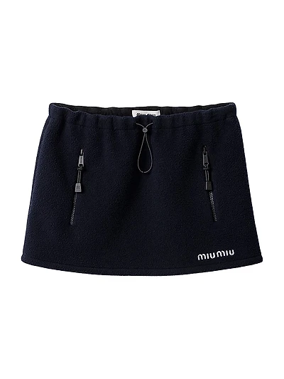 Fleece Miniskirt