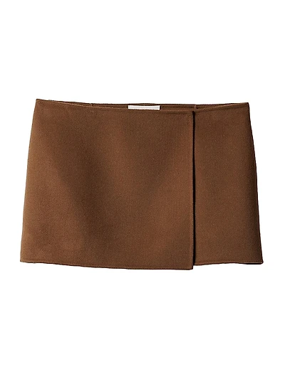 Double Cashmere Miniskirt