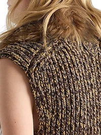 Shetland Wool and Cashmere V-Neck Dress